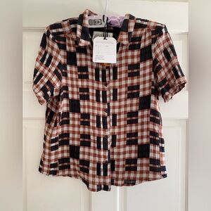 Ace & Jig Winnie Top in Squaredance size Medium